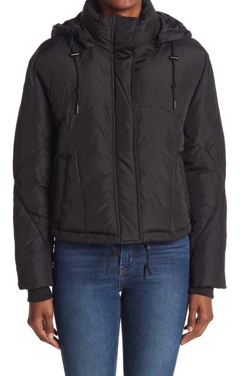 Sebby Short Puffer Jacket, Alternate, color, 