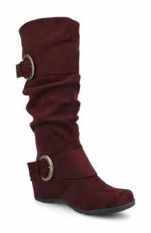 Journee Collection Jester Side Buckle Tall Boot