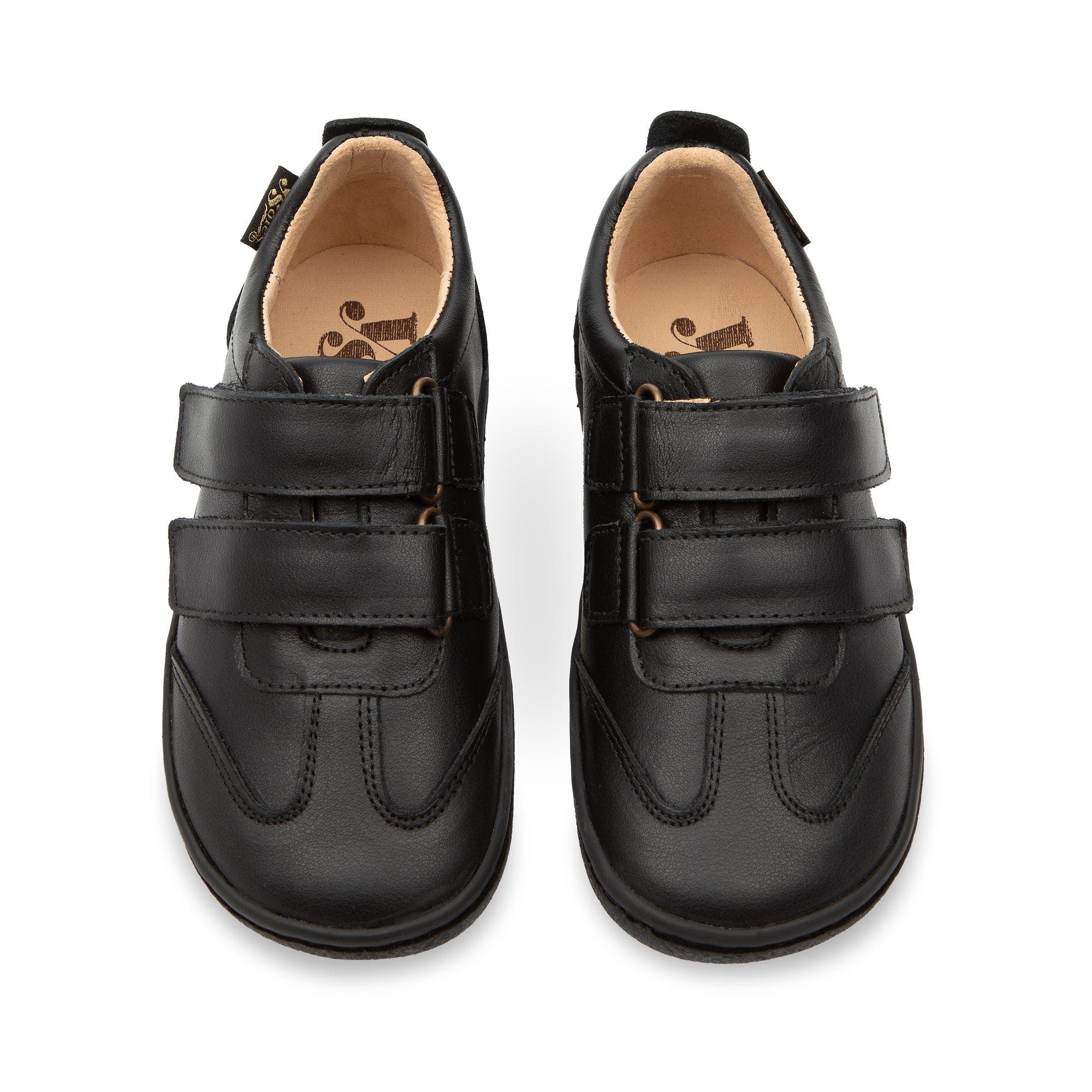 Young Soles Pele Barefoot Kids Sneakers, Alternate, color, Black