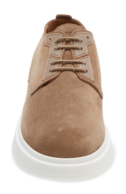 Hugo Boss Suede Trainers With Branded Tape