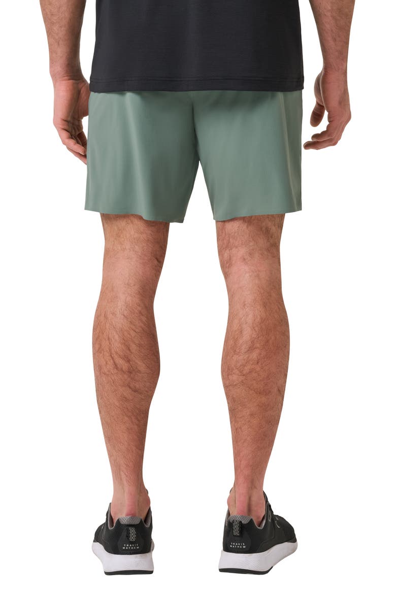 Court Ready Active E-Waist Shorts, Alternate, color, BALSAM GREEN