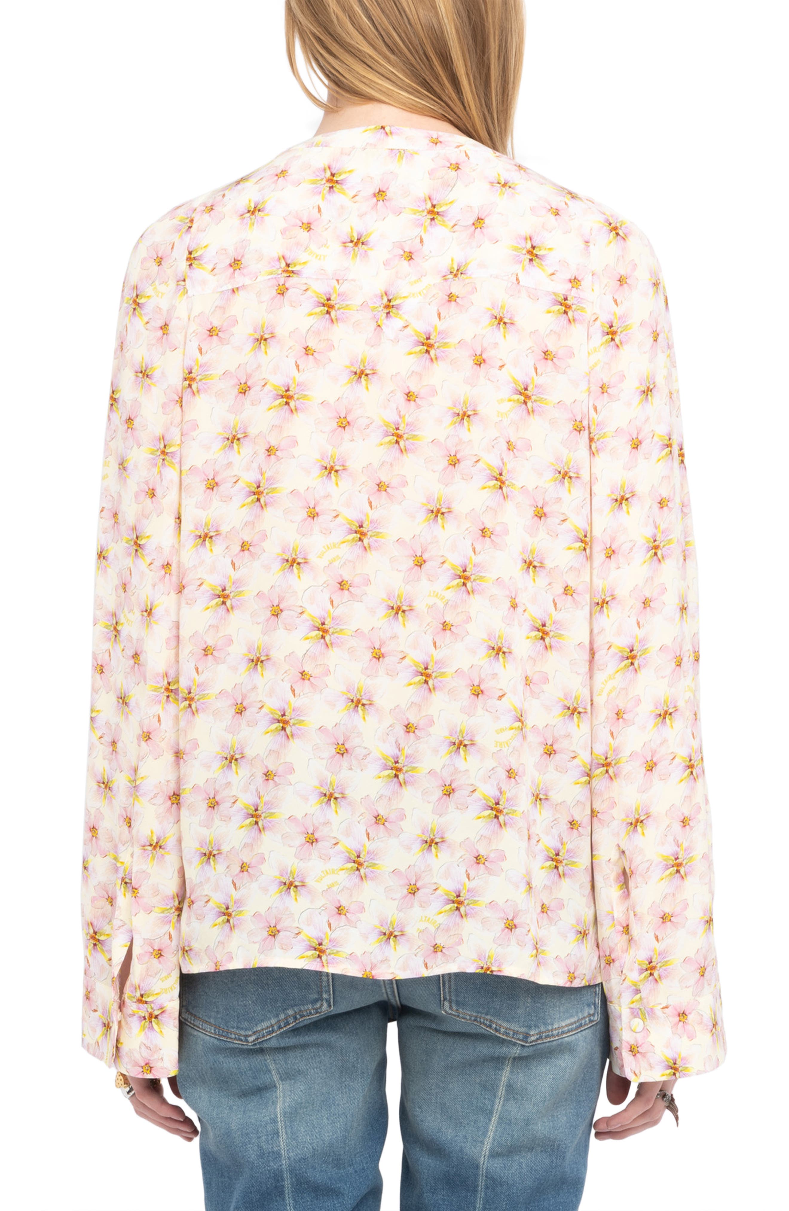 Torny Mirror Flowers Popover Top - image 2