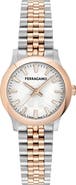 FERRAGAMO Duo Two-Tone Bracelet Watch, 28mm