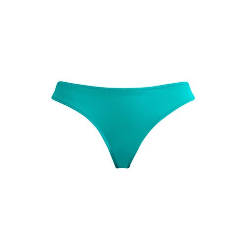 Shop Vilebrequin Solid Sculpt Bikini Bottom In Vert Disco