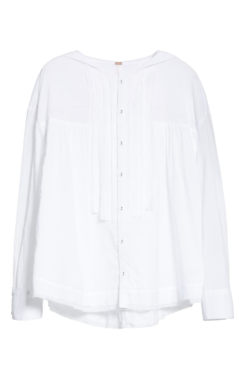 Free People Breezy Hooded Shirt, Alternate, color, 