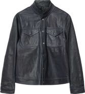 John Varvatos Reversible Leather Jacket