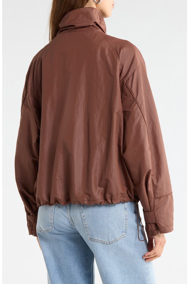 Shoreline Windbreaker Jacket, Alternate, color, CHOCOLATE