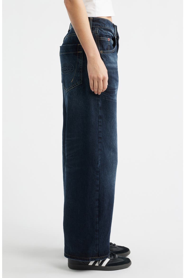 Jaya Low Rise Wide Leg Jeans, Alternate, color, BLUE BLACK