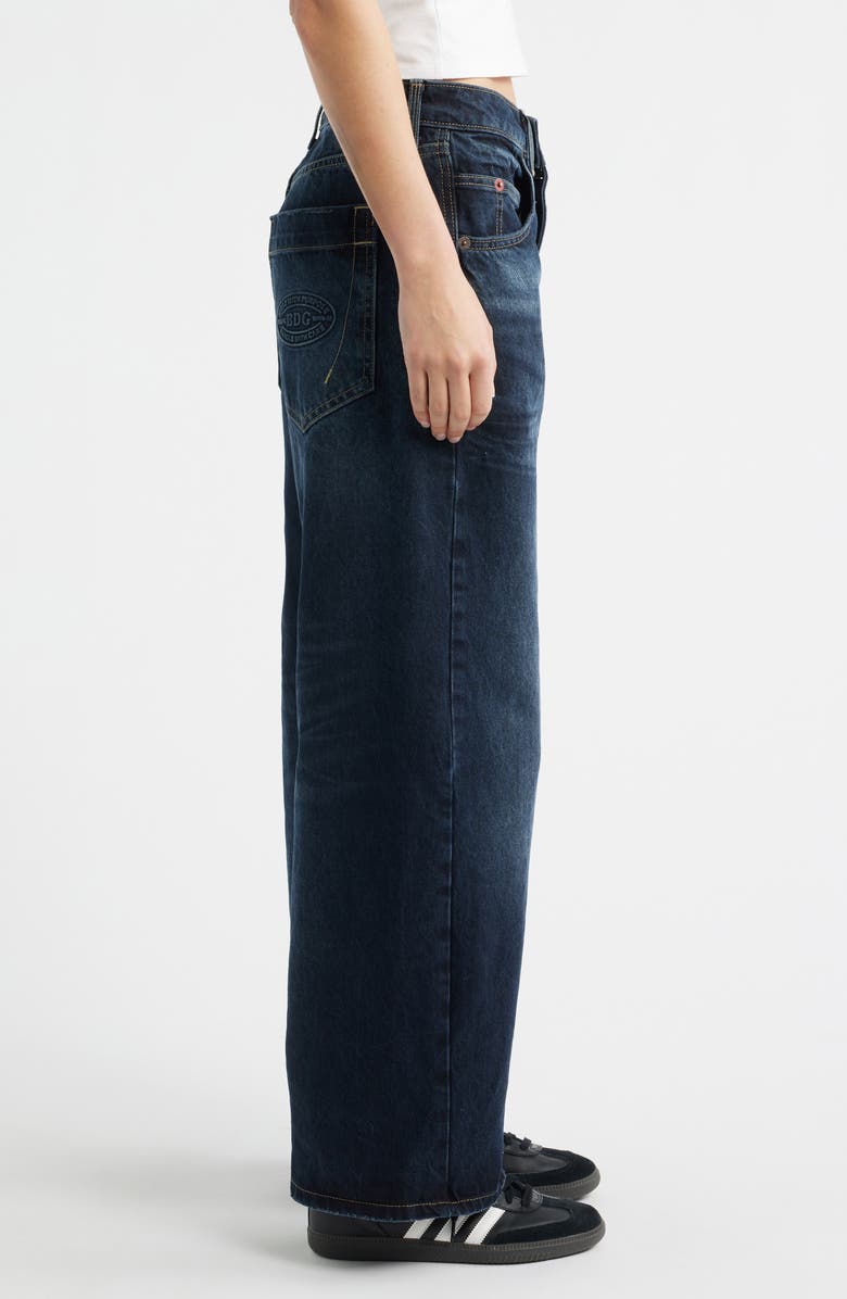 BDG Urban Outfitters Jaya Low Rise Wide Leg Jeans, Alternate, color, Blue Black