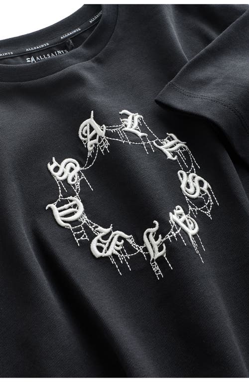 Smallsaints By Allsaints Kids' Cryptierra Cotton Graphic T-shirt In Black