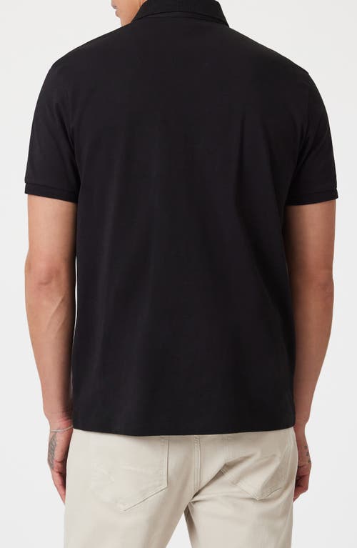 Mavi Jeans Slim Fit Cotton Polo In Black