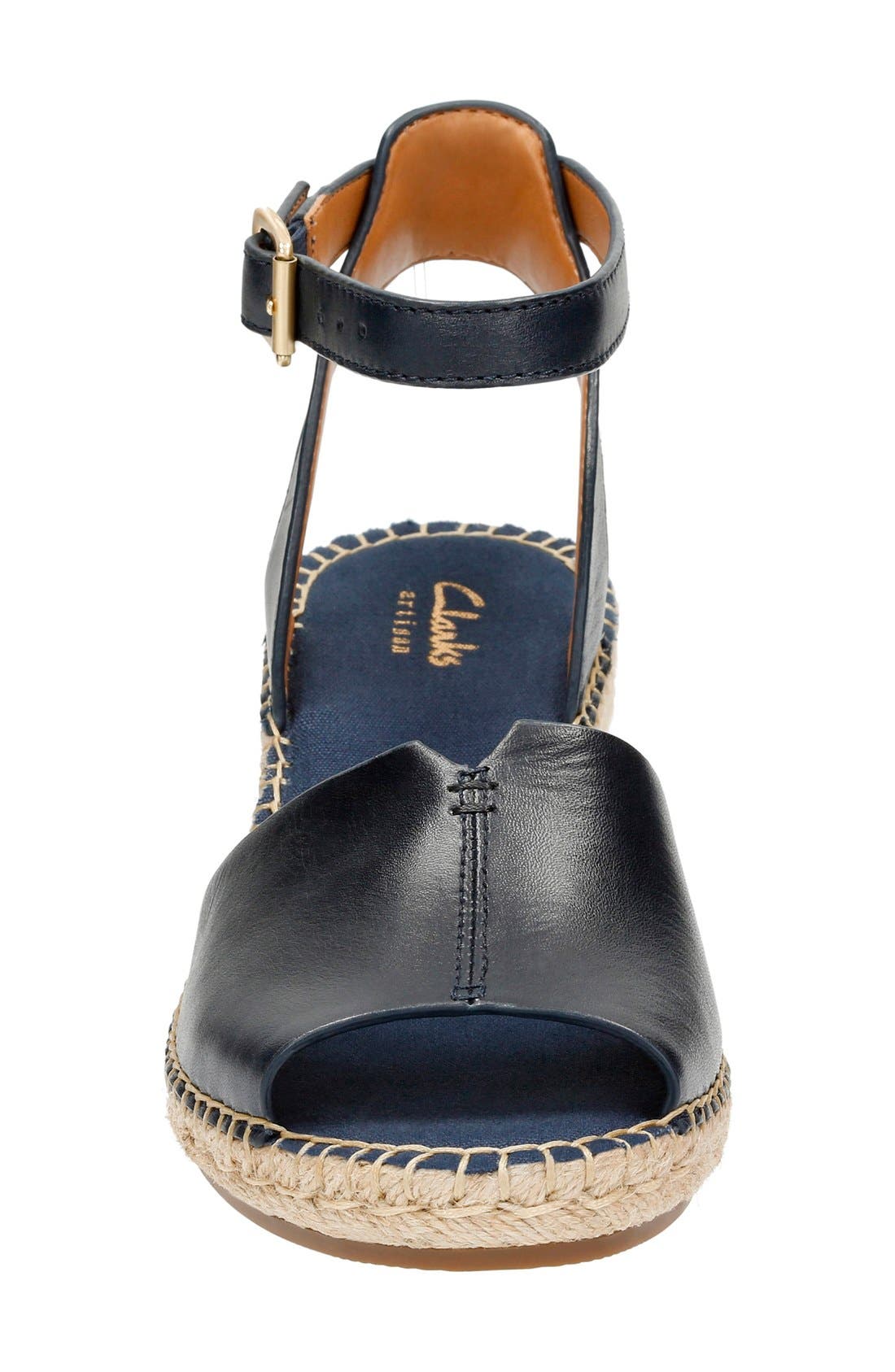 'Petrina Selma' Sandal, Alternate, color, NAVY LEATHER