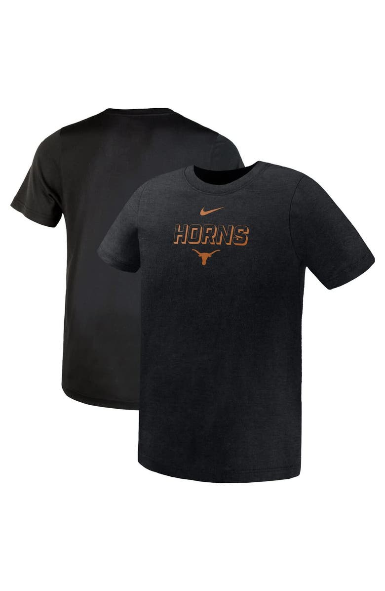 Nike Preschool Nike Black Texas Longhorns Legend Performance T-Shirt, Alternate, color, 