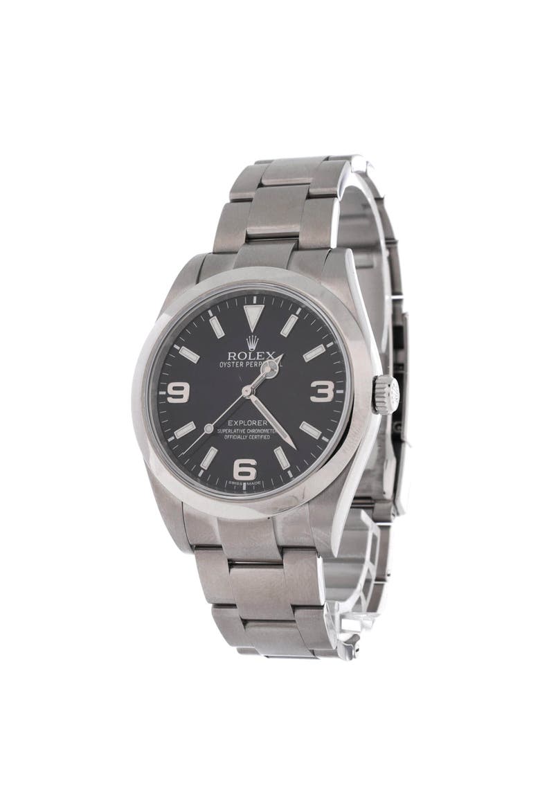 Oyster Perpetual Explorer Automatic Watch Stainless Steel 39, Alternate, color, Metallic Silver