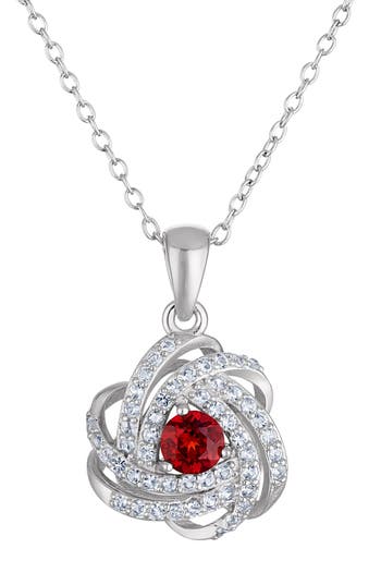 Fzn Knot Pendant Necklace In Multi