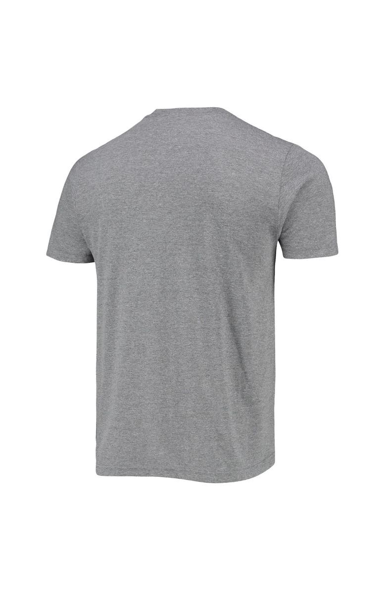 Homage Men's Homage James Harden Heathered Gray Philadelphia 76ers Caricature Tri-Blend T-Shirt, Alternate, color,