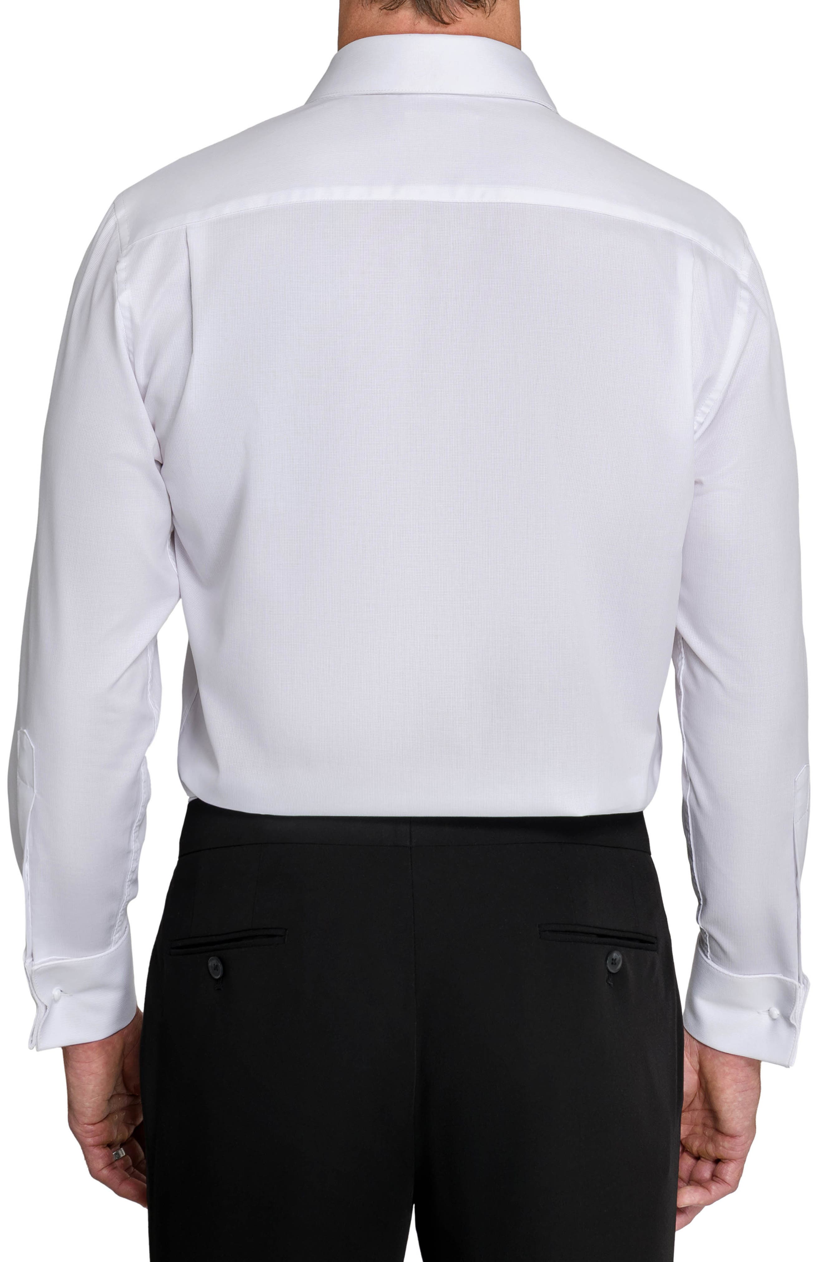 Slim Fit Piqué Tuxedo Shirt