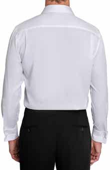Slim Fit Piqué Tuxedo Shirt