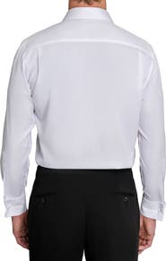 CONSTRUCT Slim Fit Piqué Tuxedo Shirt