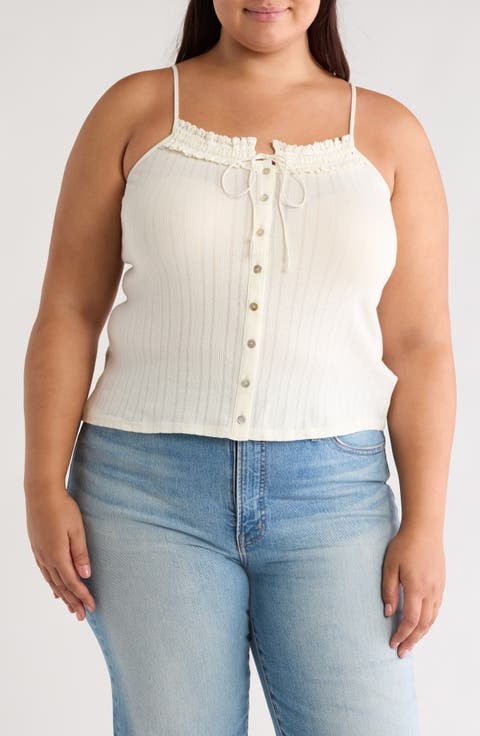 Clover Cotton Camisole (Plus)