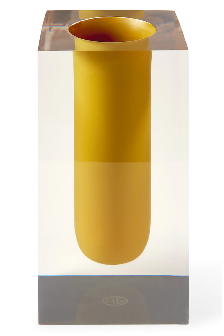 Bel Air Test Tube Vase, Main, color, Mustard