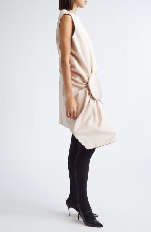 Renaissance Renaissance Kylie Asymmetric Satin Dress In Pink