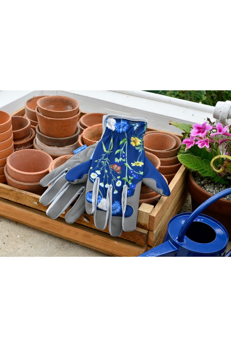 British Meadow Garden Gloves, Alternate, color, Blue