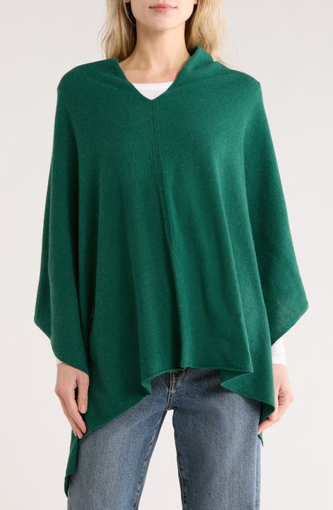 Lightweight Cowl Neck Poncho