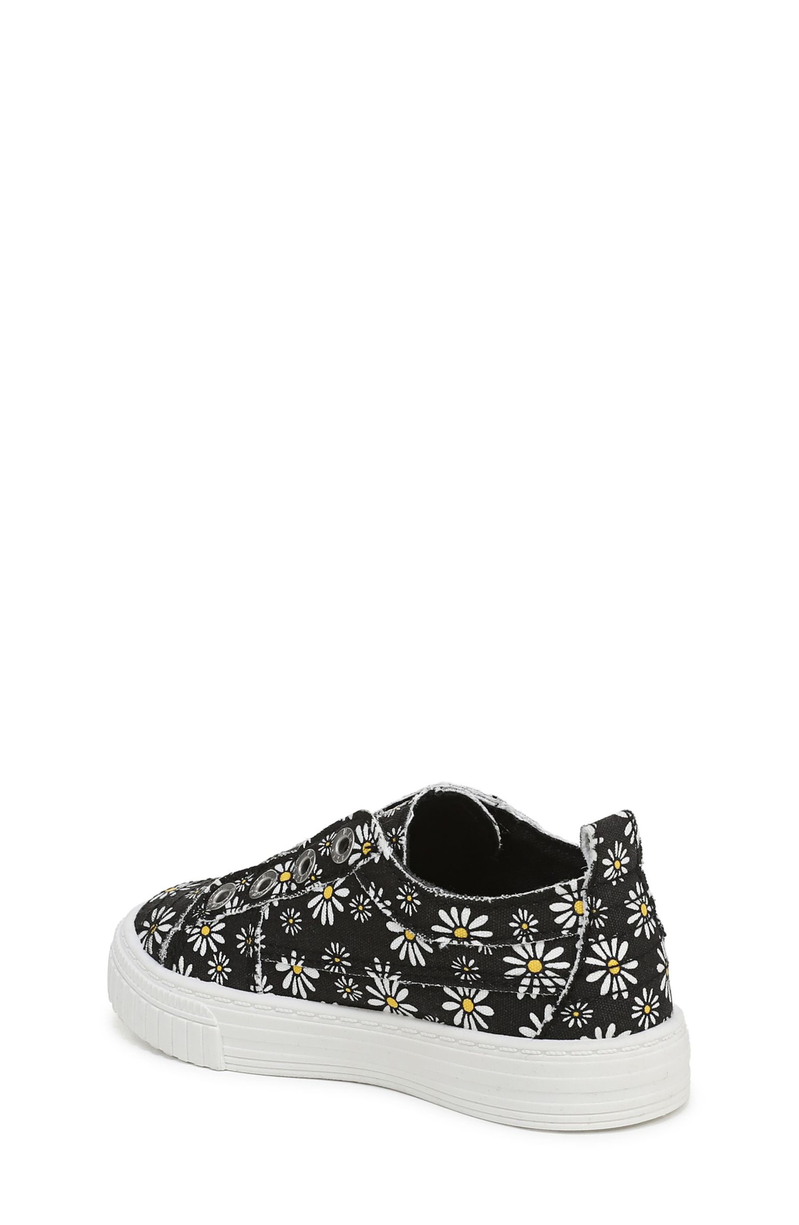 Blowfish Malibu Kids' All-Play Slip-On Sneaker, Alternate, color, Black Daisy Print Canvas