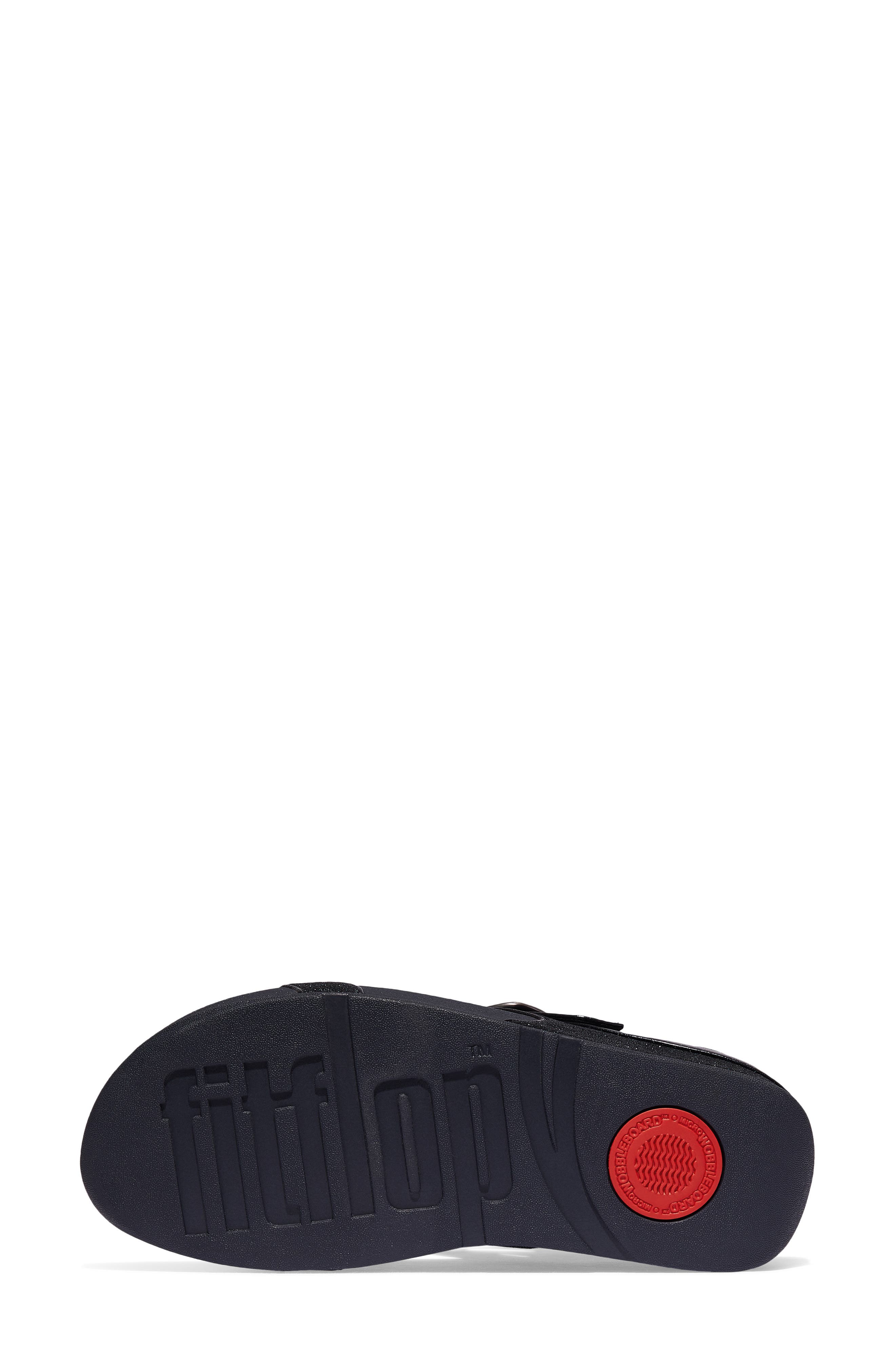 FitFlop Skinny II Glitterdust Z-Strap Sandal, Alternate, color, Midnight Navy