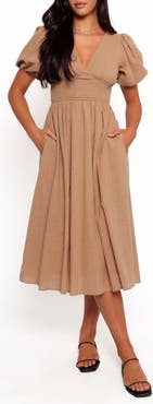 Petal & Pup Ronnie Short Sleeve Empire Waist Midi Dress