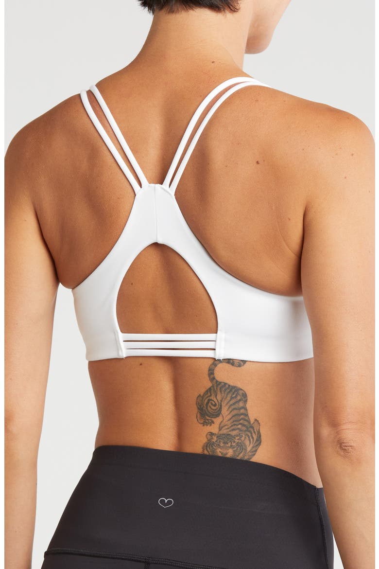 Camilla Sports Bra, Alternate, color, WHITE