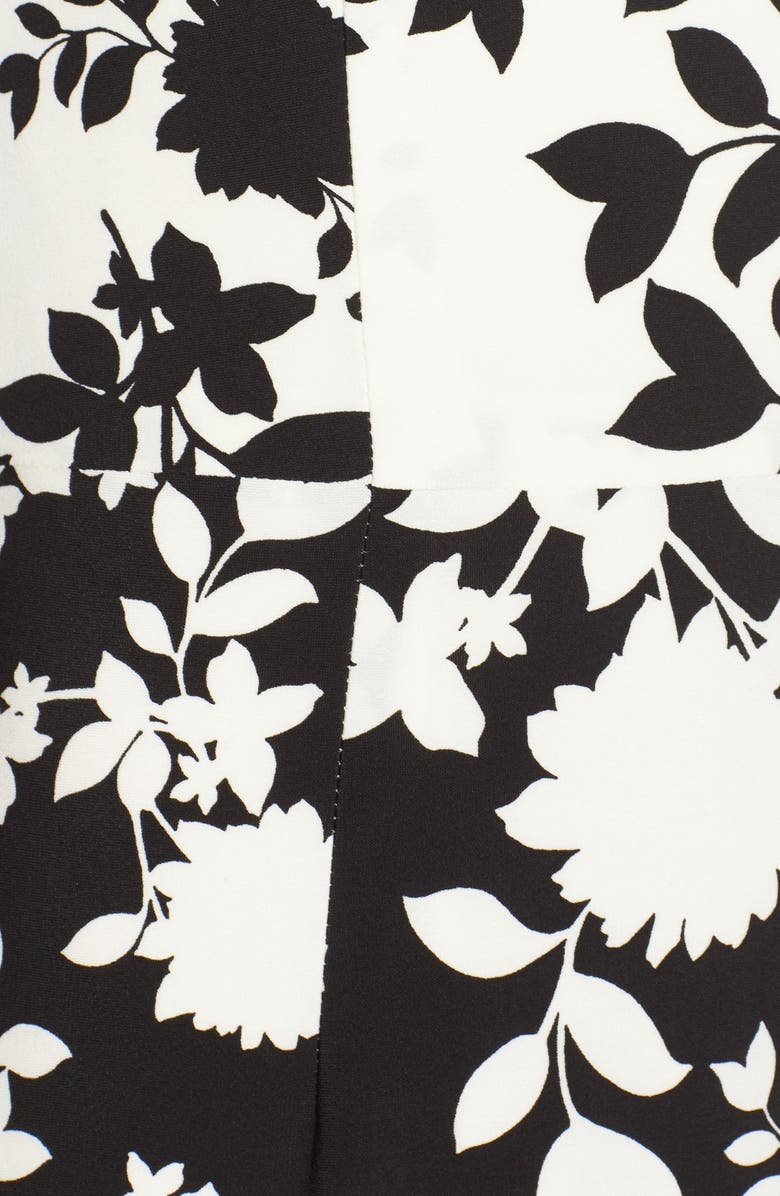 Maggy London Floral Print Jersey Midi Dress, Alternate, color,