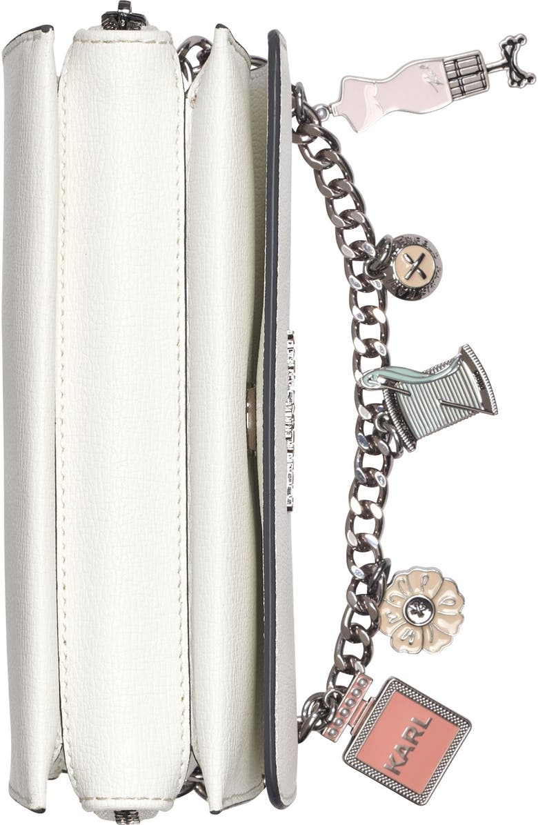 KARL LAGERFELD PARIS Lourdes Swag Chain Crossbody, Alternate, color,