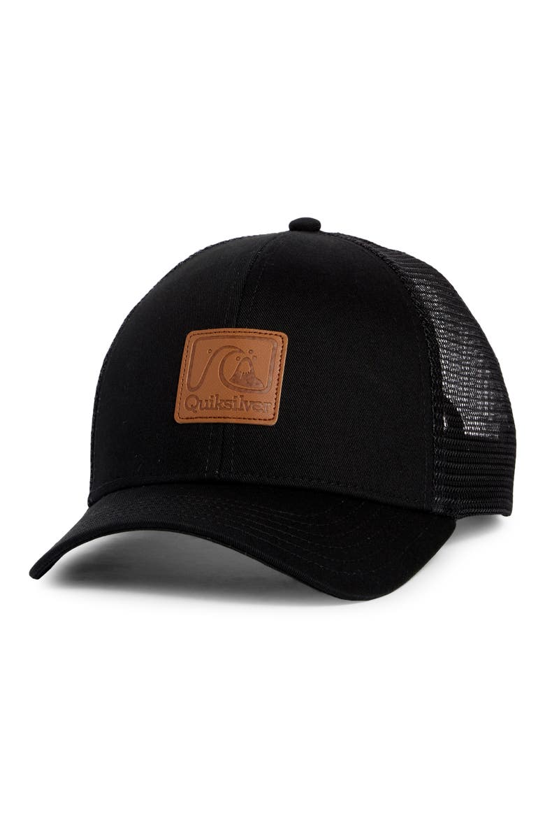 Stretch Mesh Trucker Hat, Main, color, BLACK