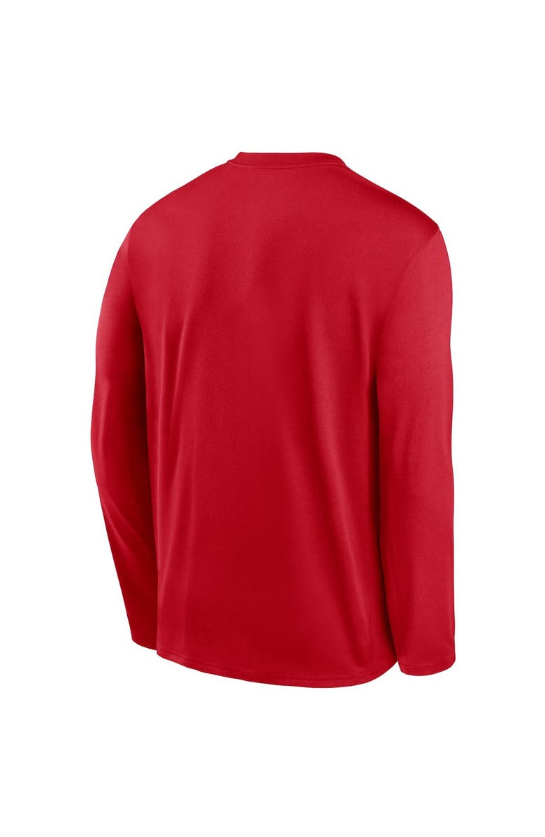 Nike Men's Nike Red Washington Nationals Authentic Collection Performance Long Sleeve T-Shirt, Alternate, color, 