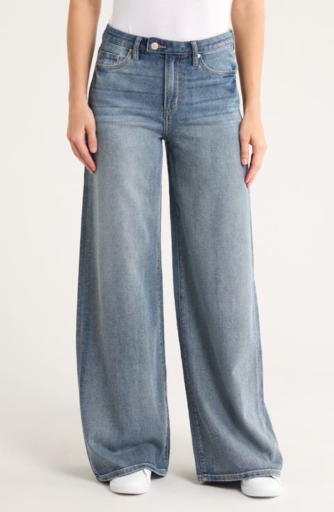 Wide Leg Jeans (Marine)