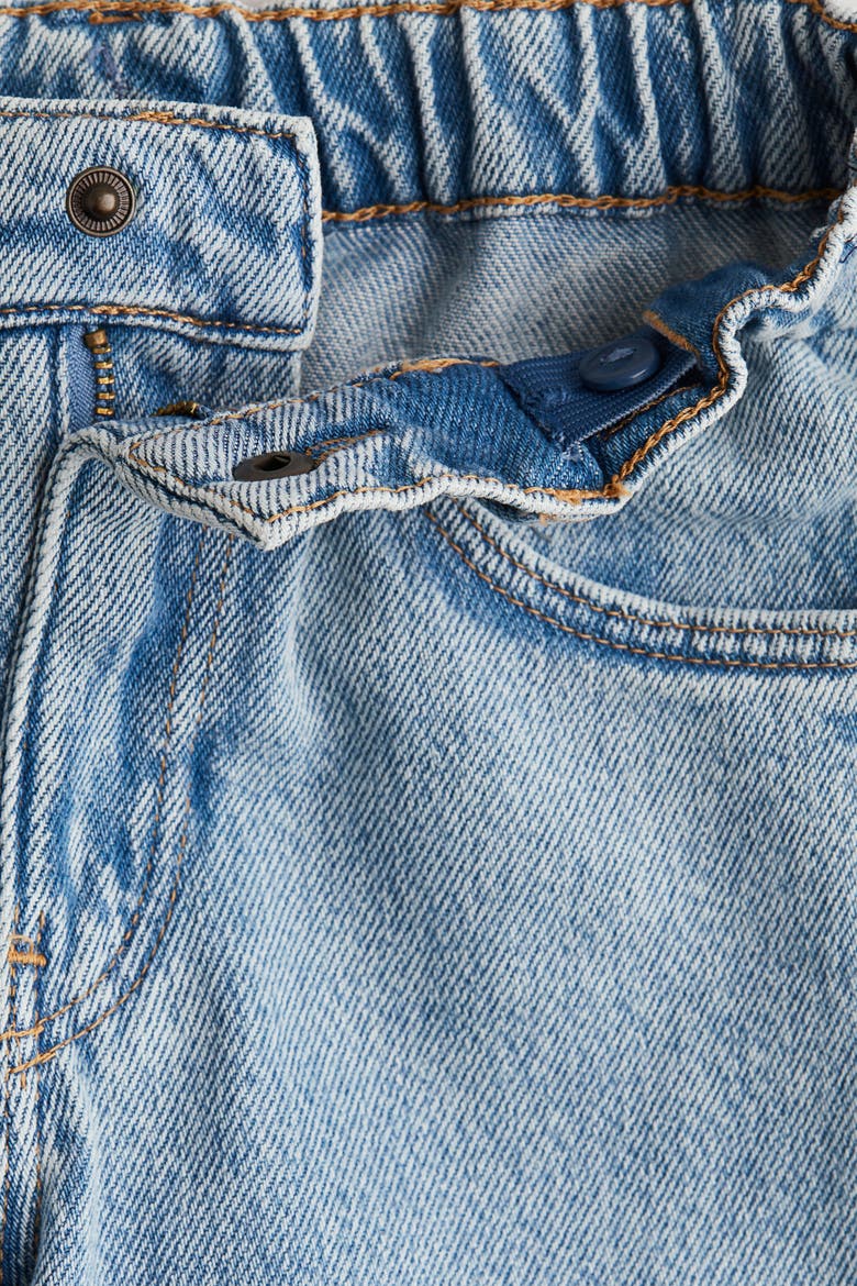 Tapered Cotton-blend Jeans, Alternate, color, Light denim blue