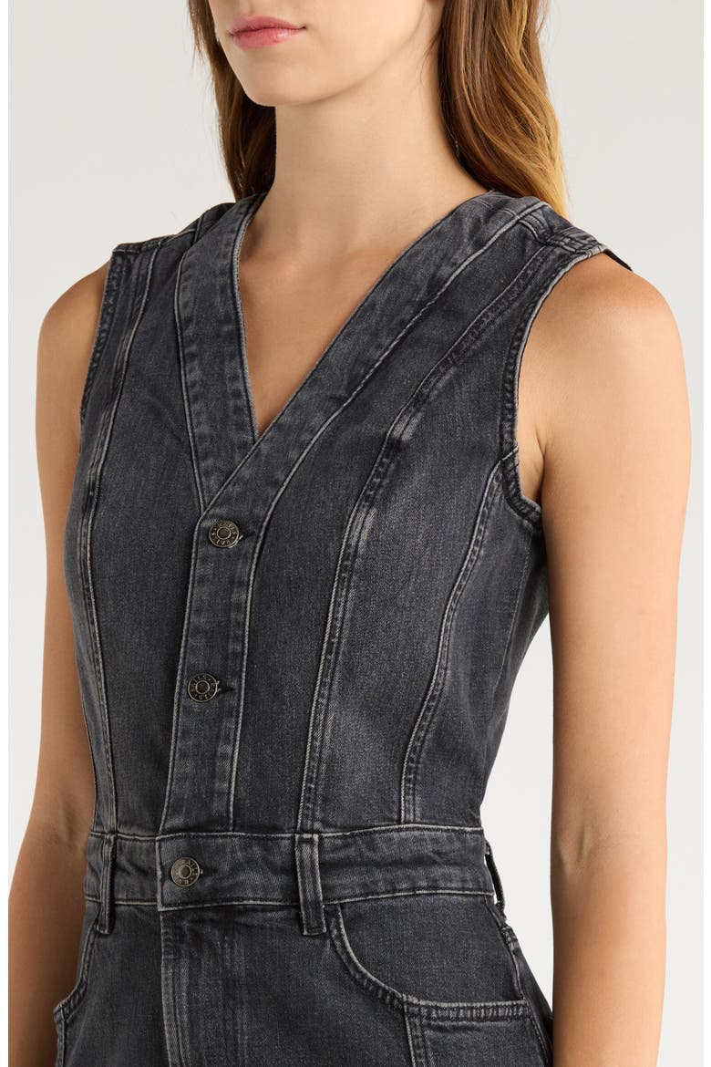 Westwood Sleeveless Denim Dress, Alternate, color, BLACK PEARL