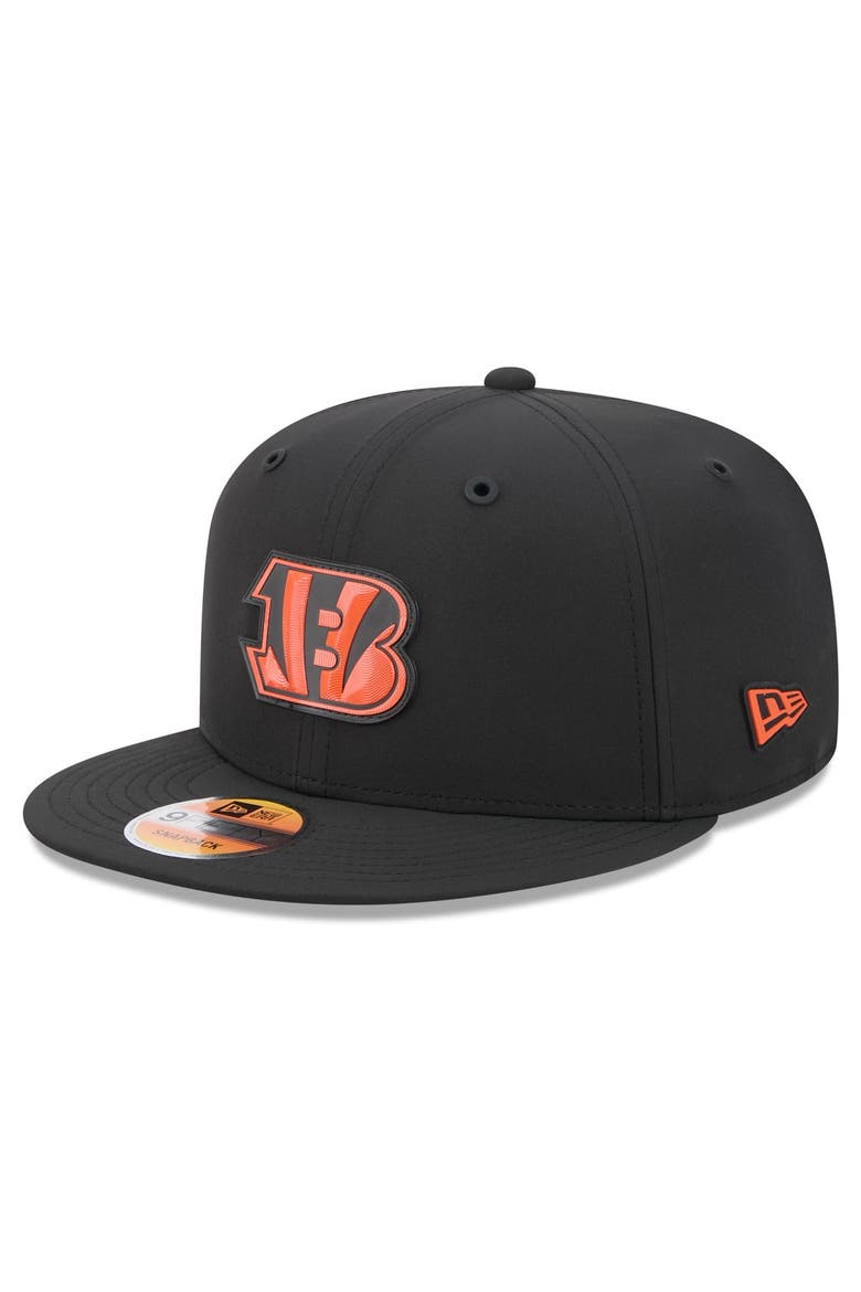 Men's New Era Black Cincinnati Bengals 2026 Sideline 9FIFTY Snapback Hat, Main, color, Black