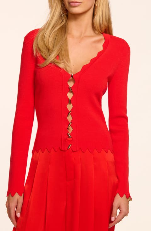 Emma Scallop Edge Cardigan