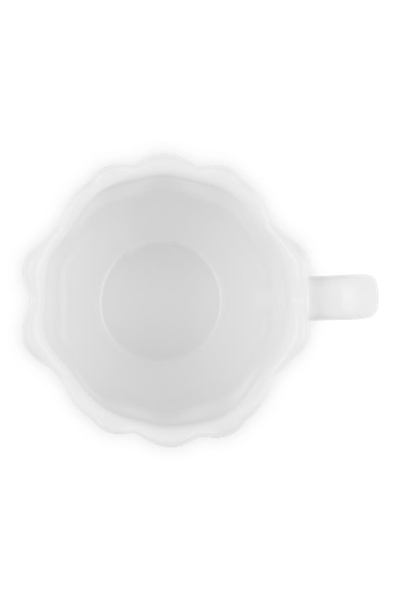 Stoneware Petal Mug, Alternate, color, WHITE