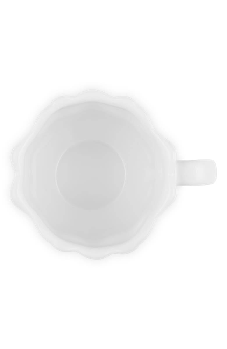 Le Creuset Stoneware Petal Mug, Alternate, color, White