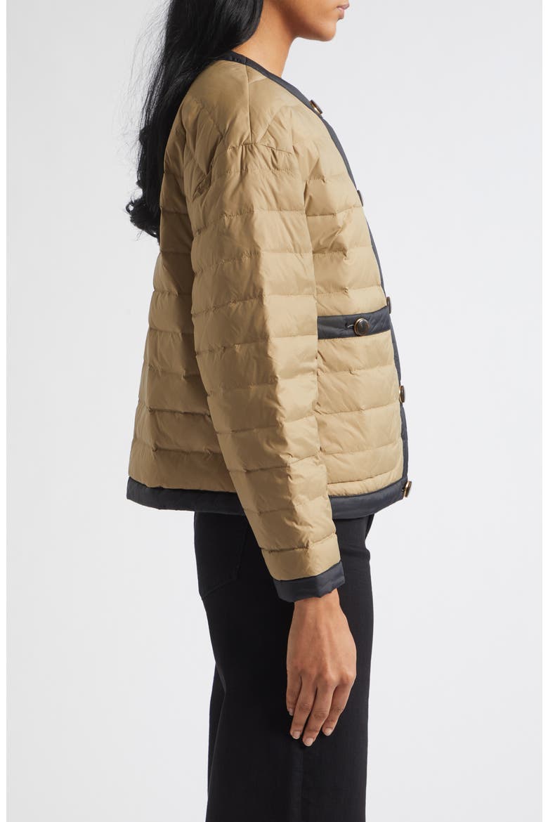 Pearson Down Dickey Jacket, Alternate, color, DESERT TAUPE BLACK