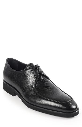 Vellapais Moore Apron Toe Derby In Black