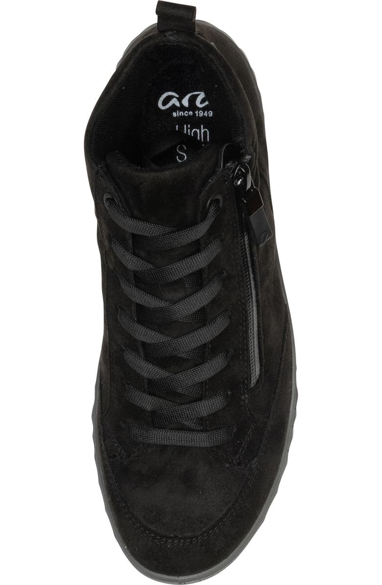 ara Adrienne Waterproof Sneaker, Alternate, color, Black