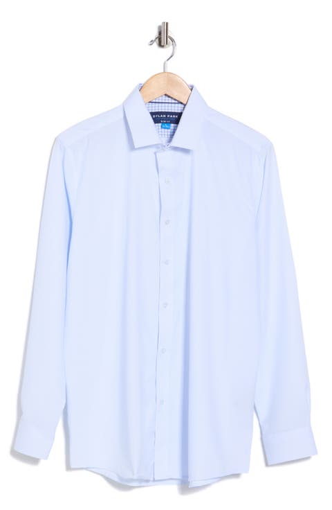 Slim Fit Perfect Stretch Long Sleeve Button Down Shirt