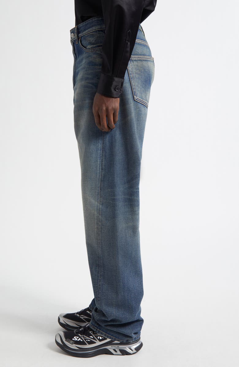 MM6 Maison Margiela Wide Leg Jeans, Alternate, color, Medium Blue