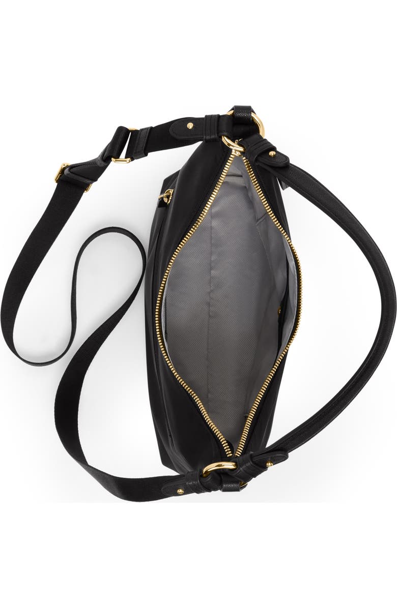 TUMI Asbury Shoulder/Crossbody Bag, Alternate, color, Black/ Gold