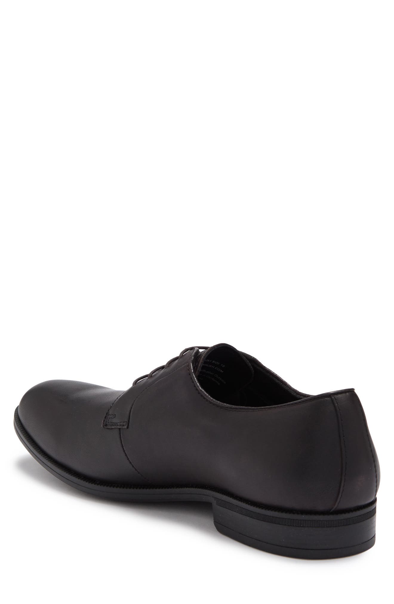 Gordon Rush Bailey Leather Plain Toe Derby, Alternate, color, Moka Leather